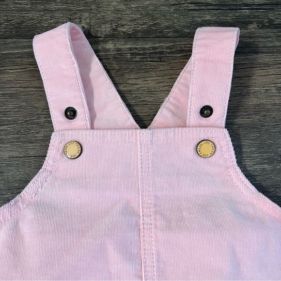 Joe Fresh Baby Girls Light Pink Corduroy Adjustable Straps Jumper Dress 18/24 M - Picture 10 of 10